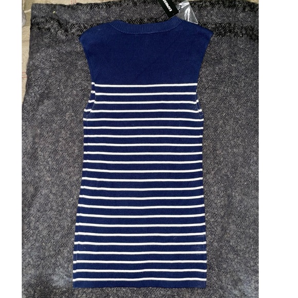 Express Ribbed Sweater Striped Tank - Picture 6 of 7